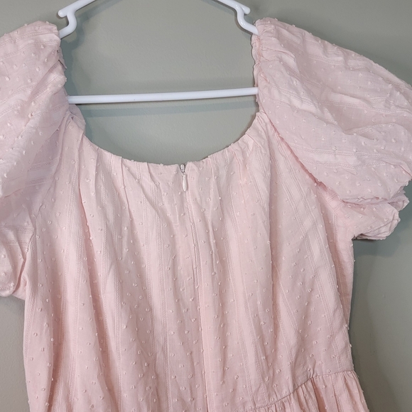 Calvin Klein Light Pink Midi Dress Size 8 - Picture 3 of 8